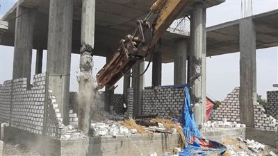 إزالة 41 حالة تعدٍ على الأراضي الزراعية وأملاك الدولة بالبحيرة 