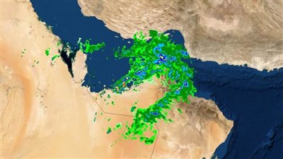 امطار رعدية على الامارات بعد تلقيح السحب لاستمطارها