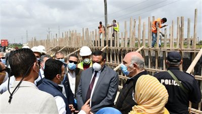 محافظ البحيرة يتفقد الأعمال الجارية بكوبرب معمل القزاز بتكلفة 128 مليون جنية