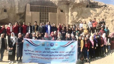زيارة سياحية للطلاب المشاركين في  ملتقى جامعة أسيوط
