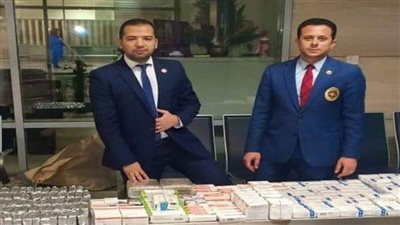 جمارك مطار القاهرة تحبط محاولة تهريب كمية من الأدوية