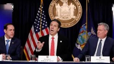 حاكم نيويورك: ترامب يجلس في  البيت يشاهد التلفزيون وعليه أن ينهض ويعمل