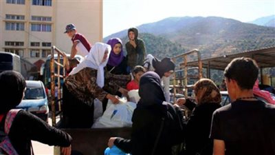 الأمن العام اللبناني : 1093 نازحا سوريا عادوا اليوم إلى بلدهم