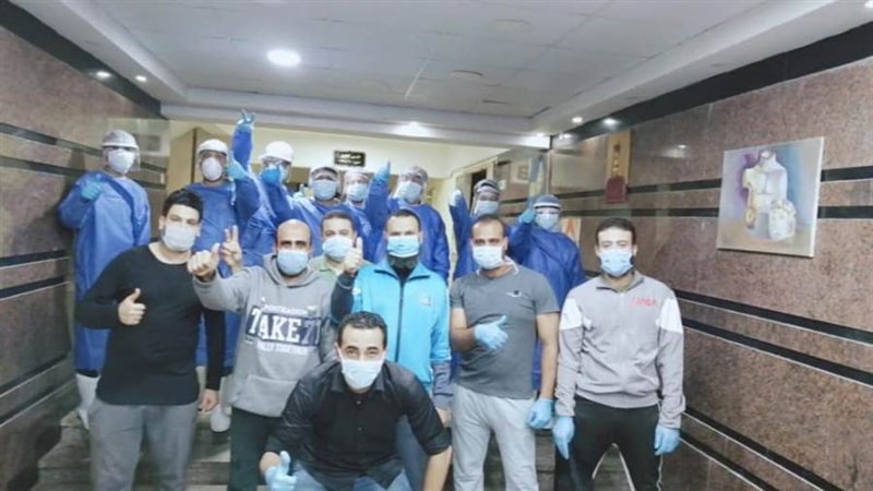 خروج المصابين