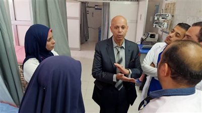 وكيل وزارة الصحة بالشرقية يتفقد تطوير مستشفى الصدر بالزقازيق