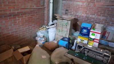 ضبط مصنع لإعادة خلط وتعبئة المخصبات الزراعية بدمنهور