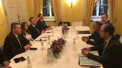 شكري يلتقي نائبة رئيس الحكومة ووزيرة الدفاع الوطني في لبنان