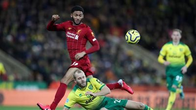 نورويتش سيتي يغلق أبوابه في وجه ضيفه ليفربول بالشوط الأول