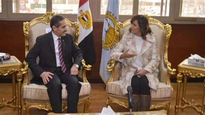 وزيرة الهجرة تفقد  القرى المنتجة والأكثر احتياجا بالغربية  