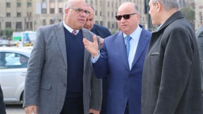 عبد العال يتابع اللمسات الفنية لميدان التحرير