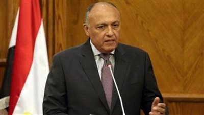 شكري يؤكد ضرورة التركيز على إعادة الشرعية للمؤسسات بليبيا 