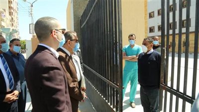محافظ كفر الشيخ يتفقد مستشفى العزل ببلطيم