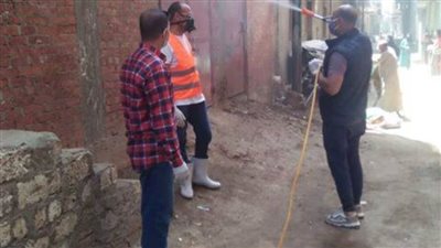 لمواجهة كورونا.. استمرار حملات للرش والتطهير والتعقيم بقرى المنيا