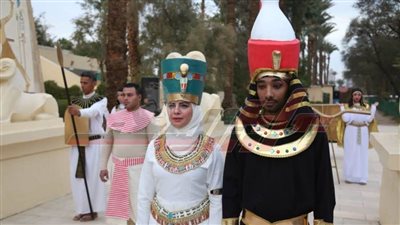  أول زفاف فرعوني مصري بالطقوس القديمة