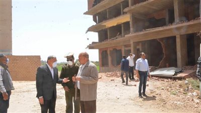 إزالة التعدي على 93 ألف متر من الأراضي الزراعية بالمنيا