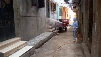 استمرار حملات للرش والتطهير بقرى ومراكز المنيا لمجابهة كورونا 