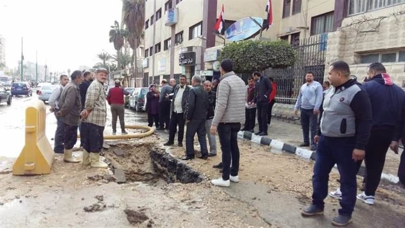 أثناء إصلاح الخط