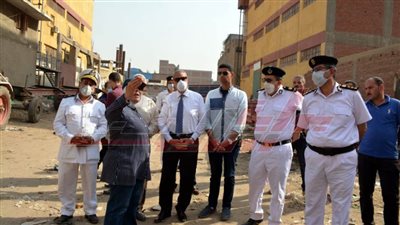 إزالة 552 حالة تعدٍ على الأراضى الزراعية بالقليوبية