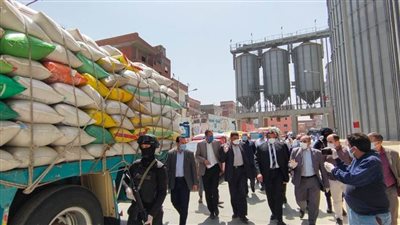 اللواء هشام آمنة يفتتح موسم توريد القمح ويتفقد الصوامع بالبحيرة