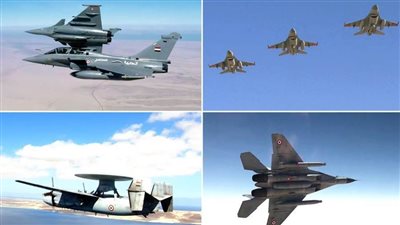 القوات الجوية المصرية والفرنسية تنفذان تدريبا جويًا عابرًا بمشاركة 