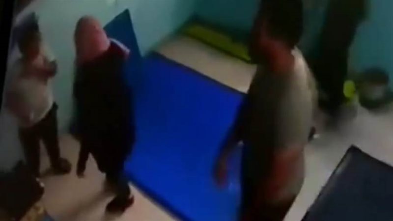 فيديو التعدي على