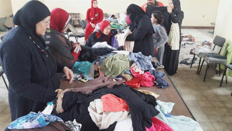 جانب من المعرض الخيري