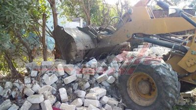 إزالة 1342 حالة تعديات علي أملاك الدولة بالمنوفية