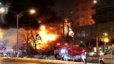 إصابة ١٤عاملا فى انفجار بمطعم كويتى