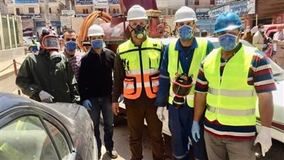 حملات تطهير وتعقيم مكبرة بمراكز ومدن كفرالشيخ 