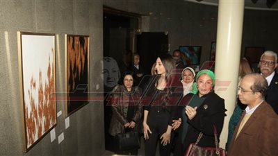 افتتاح معرض الفنانة خلود حسني