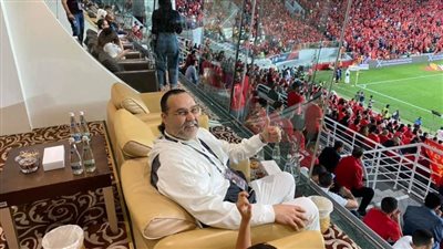 لؤي دعبس يؤازر الزمالك في الإمارات (صور)