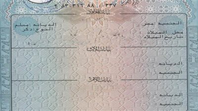 الوزراء ينفي وقف العمل بشهادات الميلاد الإلكترونية  
