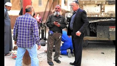 متابعة أعمال تطهير شبكات الصرف بـ