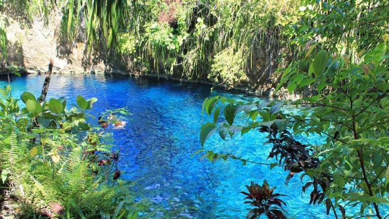 النهر الشفاف بالفلبين