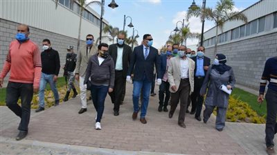 محافظ الدقهلية يتفقد المنطقة الاستثمارية بميت غمر