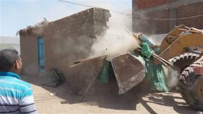 مراكز المنيا تسترد 55 فدانًا من أراضي أملاك الدولة خلال حملات الإزالة 