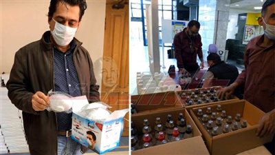 عبدالمجيد يشكر «الإنتاج الحربي» ويعلن توافر كمامات «N95» وكحول بـ«الصحفيين».. غدًا