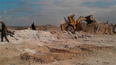 المحافظات تشن حملات لإزالة التعديات على أراضى أملاك الدولة 