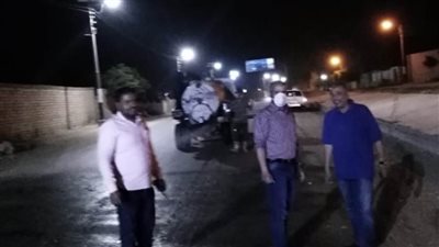 نائب محافظ أسيوط يترأس حملة لتطهير الشوارع بالقرى