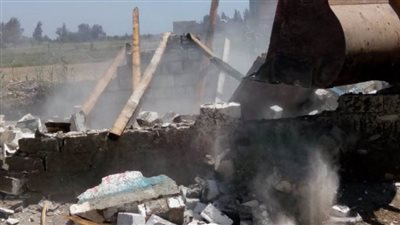 إزالة 23 حالة تعدٍ على الأراضي الزراعية وأملاك دولة بالبحيرة