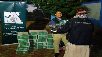  إطلاق أكبر قافلة تضم 500 طن مواد غذائية لـ17 محافظة.. السبت