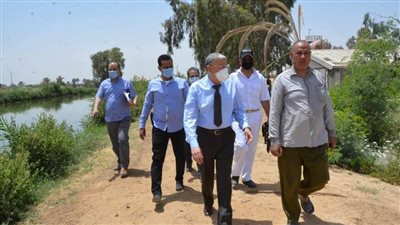 محافظ المنيا يتفقد مشروع المفرخ الصناعي السمكي بالمطاهرة
