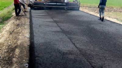 الانتهاء من أعمال طريق 