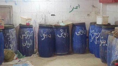 ضبط مصنع منظفات دون ترخيص ببرج العرب غرب الإسكندرية