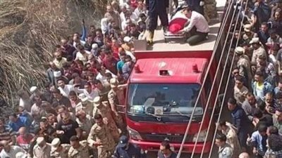 في جنازة مهيبة.. تشييع جثمان شهيد بئر العبد بمسقط رأسه بالدقهلية.. صور