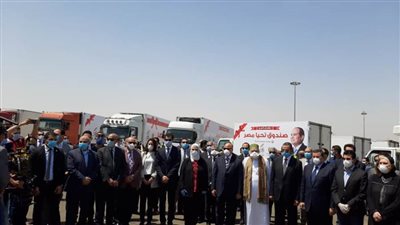 تحيا مصر توزع 10 آلاف عبوة غذائية و20 طن لحوم للأسر بالقاهرة