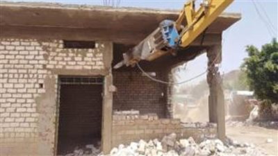 الداخلية تشن حملات لإزالة التعديات على النيل وأراضي الدولة