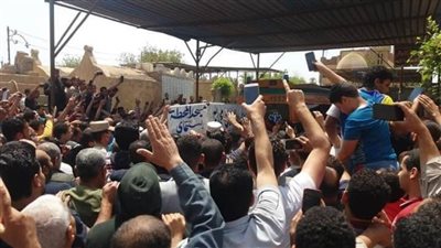 الدقهلية تودع ثاني شهداء بئر العبد (صور)