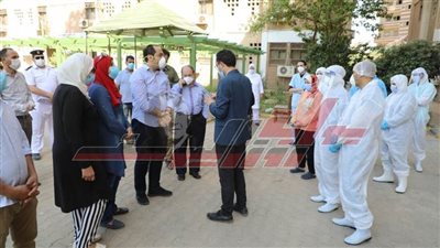 نائب محافظ المنوفية يتفقد اليونيسكو للاطمئنان على مصابي 