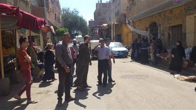 فض أسواق ديرمواس واستمرار أعمال التطهير بمراكز المنيا  
